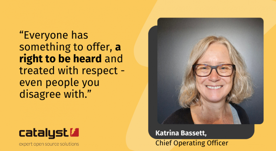 Katrina Basset Chief Operating Officer explains her thoughts on how businesses can be more inclusive
