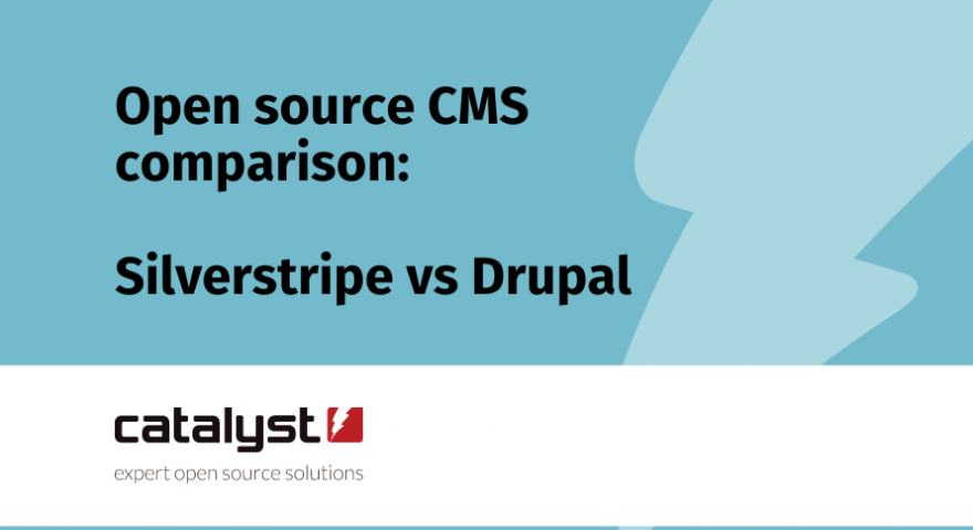 Open source CMS comparison Silverstripe vs Drupal v2