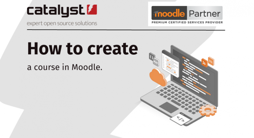 Building a course in Moodle learning management system 